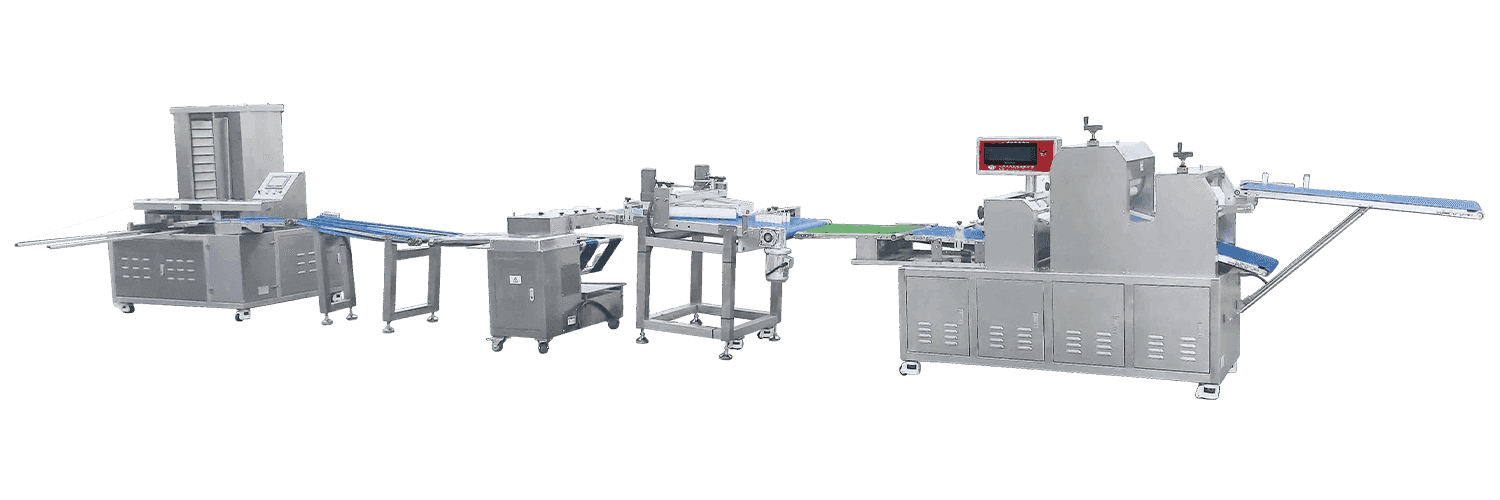 Barisan Pengeluaran Bun Stuffed Double Stop Automatik