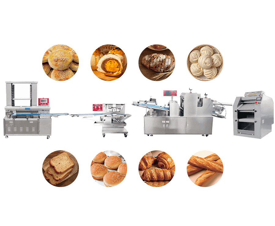 Mesin pembentukan roti automatik ST-868